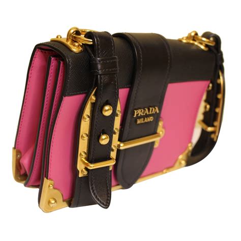 Prada City Calf Leather Cahier 